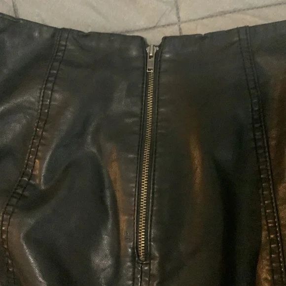 Free People Leather Skirt - Picture 2 of 2